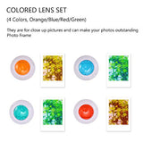 9 in 1 Camera Accessories Bundles Set, Colorful Filter Set, Colored Lens Set, for Fujifilm Mini