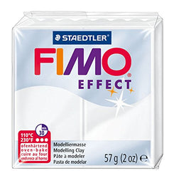 Staedtler Fimo Effect Polymer Clay 2 Oz: Translucent 8020-014