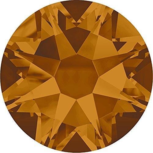 2000, 2058 & 2088 Swarovski Flatback Crystals Non Hotfix Crystal Copper | SS34 (7.2mm) - 144