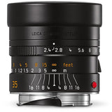 Leica 11671 Summarit-M 35mm/f2.4 ASPH Wide-Angle Lens, Black