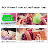 Diamond Painting Kits for Adults – 5D DIY Round Diamond Number Kits with Full Drill – Crystal Rhinestone Diamond Embroidery Paintings for Home, Office, Wall Decor 16×12 Inch