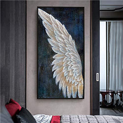 5D Diamond Painting Full Drill Kit Angel Wing (100x220cm/40x88in) DIY by Number Diamond Painting Kits for Adults Crystal Diamond Embroidery Cross Stitch Painting Arts Crafts for Canvas Wall Decor