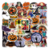 50pcs Halloween Stickers for Kids Teens Adults, Pumpkin Stickers Decals for Water Bottle Laptop Skateboard, Funny Party Stickers (Halloween Sticker B)