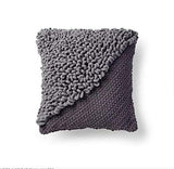 Bernat Blanket Yarn - Big Ball (10.5 oz) - 2 Pack with Pattern Cards in Color (Dark Grey)