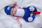 iCradle Real Life 22inch 55cm Reborn Baby Doll Soft Silicone Baby Boy Doll Toy for Ages 3+