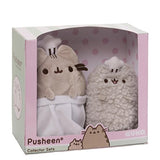 GUND Pusheen and Stormy Baking Plush Stuffed Animals, Collector Set of 2, Gray