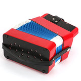 Tosnail Kids Piano Percussion Accordion Musical Toy, Red