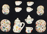 NW 1 Set 15 Pieces Ceramics Tea Cup Set Lovely Dollhouse Decoration Set Dollhouse Kitchen Accessories (#15)