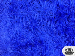 Faux Fur Mongolian Royal Blue 60 Inch Wide Fabric By the Yard (F.E.®)