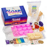 ALEXES Soap Making Kit - Make Your Own Soap Kit - DIY Soap Making Supplies Kit for Adults - 1.1 lb Glycerin Soap Base - Soap Making Kit for Beginners - Handmade Soap Kit