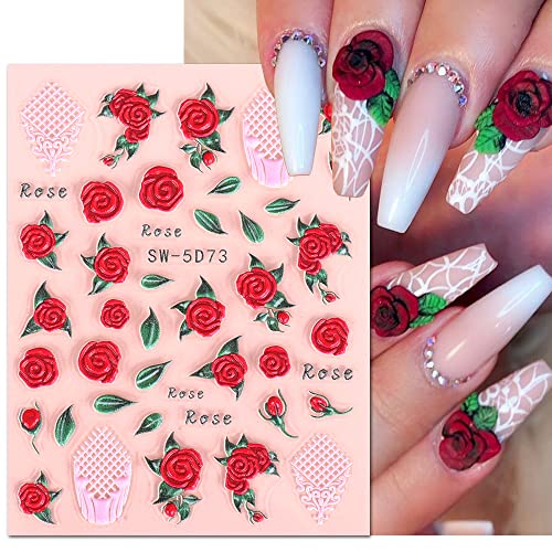 5d Embossed Nail Art Stickers Valentine's Day cupid Angel - Temu