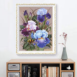 KTHOFCY 5D DIY Diamond Painting Kits for Adults Kids Flower Full Drill Embroidery Cross Stitch Crystal Rhinestone Paintings Pictures Arts Wall Decor Painting Dots Kits 15.7X11.8 in