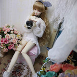 BJD Handmade Doll Lady Style Everyday Clothes Set for 1/3 BJD Girl Dolls Clothes Accessories