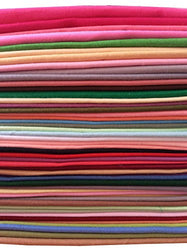 longshine-us 25pcs Solid Colors Premium Cotton Craft Fabric Bundle Squares Patchwork Lint DIY Sewing Scrapbooking Quilting Dot Pattern Artcraft (10" x 10")