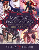 Magic and Dark Fantasy Coloring Collection: 100 Designs