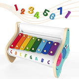 TOP BRIGHT Wooden Xylophone for Kids, Baby Musical Instrument Toy with 2 Xylophone Mallets and 3 Musical Cards, Holiday Birthday Gift for 1 2 Year Old Boys Girls Toddlers