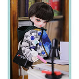 LiFDTC BJD Dolls, 1/6 SD Doll 11 Inch 28.2cm Ball Jointed Doll DIY Toys with Full Set Clothes Shoes Socks Wig Makeup, Best Gift for Girls