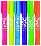 Pencil Grip Kwikstix Thin Stix Solid Tempera Paint 24 Pack, Super Quick Drying, 12 Classic 6 Neon & 6 Metallix Colors, (TPG-620)