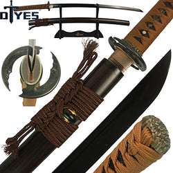 DTYES Japanese Samurai Katana Sword/Japanese Sword Customization, (1060 Carbon Steel