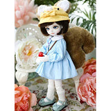 YILIAN 1/3 1/4 1/6 1/8 Princess Doll Clothes Set Lovely Blue Kindergarten Set for BJD SD Dolls,1/8