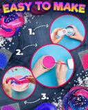 Galaxy Slime Making Kit - Make Your Own Slime Kit for Girls 10-12, Galaxy Slime Kit for Girls, Slime Kit for Boys 8-12, Gifts for 10 Year Old Girl Slime Pack, Galaxy Slime Party Favors Putty for Kids