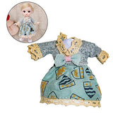 F Fityle Vintage 16cm Princess Girl Doll Dress Clothes Suit for 1/12 BJD Doll Casual Matching Garments Dress up Clothing Accessory Kids Toys - Type B