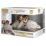 Funko Pop! Rides: Harry Potter - Gringotts Dragon with Harry, Ron, and Hermione, Vinyl Figure