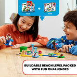 LEGO Super Mario Dorrie’s Beachfront Expansion Set 71398 Building Kit; Collectible Toy for Kids Aged 6 and up (229 Pieces)