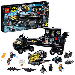 LEGO DC Mobile Bat Base 76160 Batman Building Toy, Gotham City Batcave Playset and Action Minifigures, Great ‘Build Your Own Truck’ Batman Gift for Kids Aged 6 and up (743 Pieces)