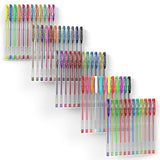 Arteza Gel Pens 60-Individual-Colors Acid-Free & Non-Toxic (0.8-1.0 mm Tips, Set of 60)