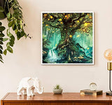 Diamond Painting, Magic Tree Diamond Painting for Adults, Full Drill Rhinestone Embroidery Diamond Art Perfect for Home Wall Decor Gift 16X16inch