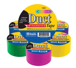 Bright Color Duct Tape 36 Rolls Pack 6 Colors