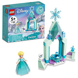 LEGO Disney Elsa’s Castle Courtyard 43199 Building Kit; A Buildable Princess Toy Created for Kids Aged 5+ (53 Pieces)