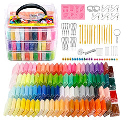 ESANDA Polymer Clay Kit, 88 Colors DIY Modeling Clay, Kids Oven Bake Clay with Sculpting Clay Tools and Accessories