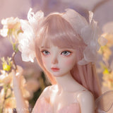 AN-LOKLIK BJD Doll 1/4 LDS CAI Body Pink Flower Fairy Fullset Ball Jointed Doll Resin Gift Girls Romatic Dolls