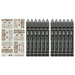 Koh-i-noor 12 Woodless Extra Thick Graphite Pencils. 2B. 8971