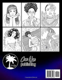 Black Women Coloring Book: Adults Coloring Book With Gorgeous Black Women In Beautiful Hairstyles And Outfits