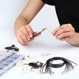 Yblntek 3143Pcs Jewelry Findings Jewelry Making Starter Kit with Open Jump Rings, Lobster Clasps,