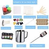 EWONICE DIY Candle Making Kit, Complete Supplies with Wax, Pot, Tins, Wicks, etc Perfect Beginners Set