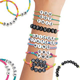 Fashion Angels DIY Neon Alphabet Bead Case (12678), 800+ Colorful Charms and Beads, Screen-Free/Arts and Craft/ Jewelry Making, Great Gift or Reward, Recommended for Ages 8 and Up
