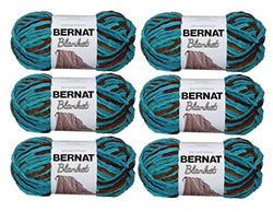 Bernat Blanket Yarn (6-Pack) Super Bulky #6 5.3 oz 108 Yds ea (Mallard Wood)