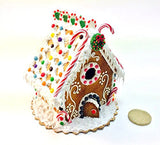Gingerbread house. Dollhouse miniature 1:4
