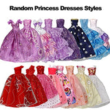 Handmade Doll Clothes Including 1 Winter Coat 3 Wedding Gown Dress 5 Party Dress 3 Top-Pants 3 Bikini Swimsuits 10 Shoes for Girl Birthday Christmas Thanksgiving Day Gifts
