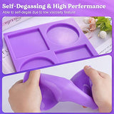 LET'S RESIN Silicone Mold Making Kit 25A, Mold Making Silicone Rubber Flexible & Firm, Liquid Silicone for Mold Making, Molding Silicone for Casting Resin Molds, Silicone Molds (Purple,20.8OZ)