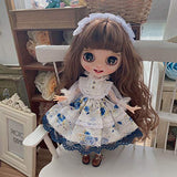 leoglint Blythe Doll Clothes, Dress Clothing for Blythe Doll 30 cm 1/6 Bjd Dolls Azone ICY Licca Doll