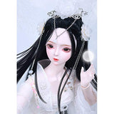 HGFDSA 60Cm BJD Girl 1/3 Scale Ball Jointed Doll Full Set Includes Costume Wig Accessories Dress Girls Toys Best Birthday Gift for Girl,G