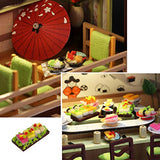 WYD DIY Dollhouse Miniature with Furniture Japanese-Style Double-Decker Wooden Dollhouse Kit 1:24 Scale Creative Room Toy Furniture Decoration (Yoshimoto Sushi Restaurant)