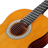 Strong Wind Classical Acoustic Guitar 36 Inch 6 Nylon Strings Guitar Beginner Kit for Students Children Adult