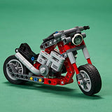 LEGO Technic Motorcycle 42132 Model Building Kit; Give Kids a Treat with This Motorcycle Model; 2-in-1 Toy for Kids Aged 7+ (160 Pieces)