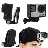 CamKix Replacement Head and Backpack Mount Bundle Compatible with GoPro Hero 5, Black, Session,